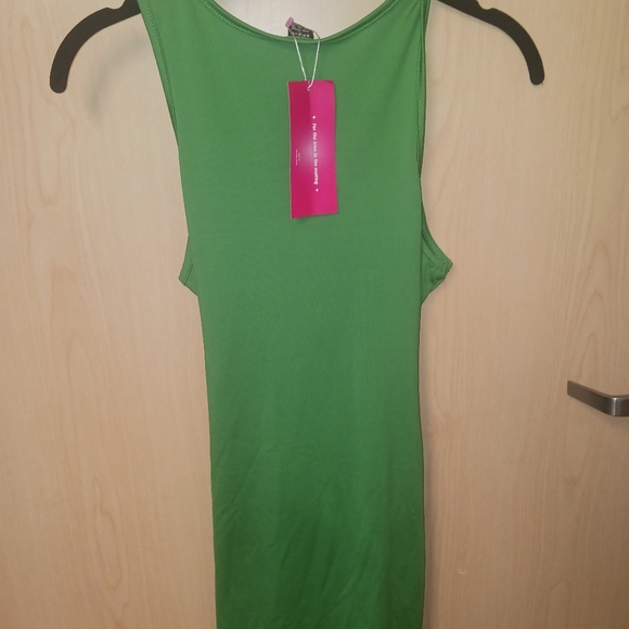 Shein body dress, green. Nwt size small - Picture 2 of 3